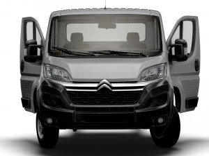Citroen Jumper Chassis Truck SCab 4035WB HQInterior 2023 3D Model