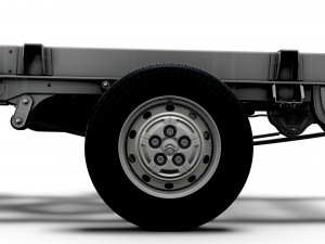 Citroen Jumper Chassis Truck SCab 4035WB HQInterior 2023 3Dモデル