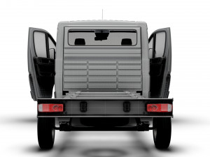 Citroen Jumper Chassis Truck SCab 4035WB HQInterior 2023 3Dモデル