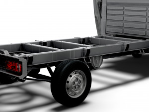 Citroen Jumper Chassis Truck SCab 4035WB HQInterior 2023 3Dモデル