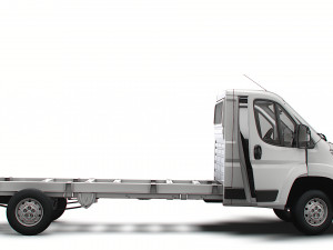 Citroen Jumper Chassis Truck SCab 4300WB HQInterior 2023 3D Model