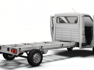 Citroen Jumper Chassis Truck SCab 4300WB HQInterior 2023 3D Model