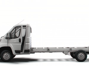 Citroen Jumper Chassis Truck SCab 4300WB HQInterior 2023 3D Model