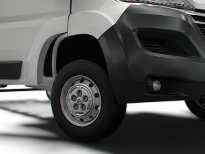 Citroen Jumper Chassis Truck SCab 4300WB HQInterior 2023 3D Model