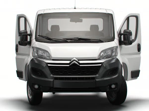 Citroen Jumper Chassis Truck SCab 4300WB HQInterior 2023 3D Model