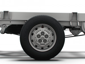 Citroen Jumper Chassis Truck SCab 4300WB HQInterior 2023 3D Model