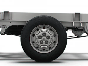 Citroen Jumper Chassis Truck SCab 4300WB HQInterior 2023 3D Model