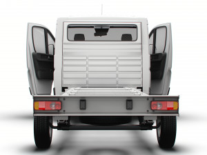 Citroen Jumper Chassis Truck SCab 4300WB HQInterior 2023 3D Model