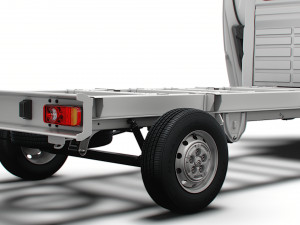 Citroen Jumper Chassis Truck SCab 4300WB HQInterior 2023 3D Model