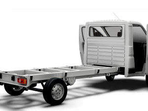 Citroen Jumper Chassis Truck SCab 4300WB HQInterior 2023 3D Model