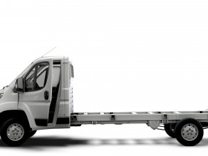 Citroen Jumper Chassis Truck SCab 4300WB HQInterior 2023 3D Model