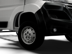 Citroen Jumper Chassis Truck SCab 4300WB HQInterior 2023 3D Model