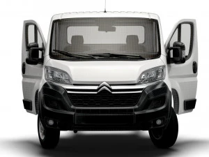 Citroen Jumper Chassis Truck SCab 4300WB HQInterior 2023 3D Model