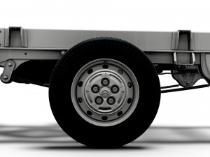 Citroen Jumper Chassis Truck SCab 4300WB HQInterior 2023 3D Model