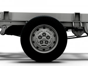 Citroen Jumper Chassis Truck SCab 4300WB HQInterior 2023 3D Model
