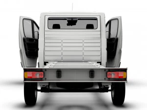 Citroen Jumper Chassis Truck SCab 4300WB HQInterior 2023 3D Model