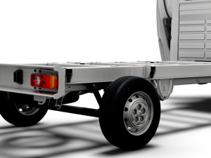 Citroen Jumper Chassis Truck SCab 4300WB HQInterior 2023 3D Model