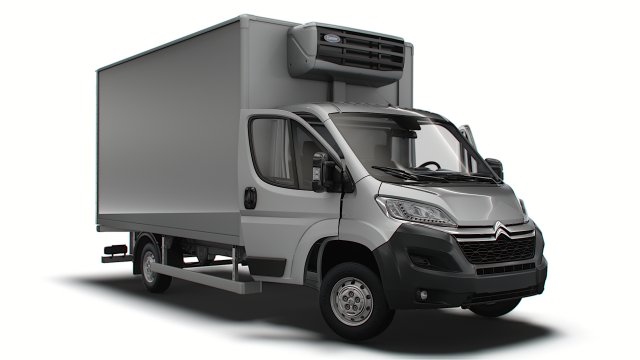 Citroen Jumper Refrigerator HQInterior 4300WB 2023 3D Model .c4d .max .obj .3ds .fbx .stl .blend 