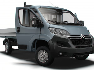 Citroen Jumper SingleCab Tipper HQInterior 2023 3D Model