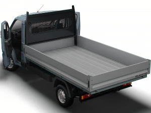 Citroen Jumper SingleCab Tipper HQInterior 2023 3D Model
