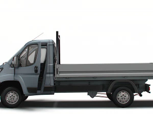 Citroen Jumper SingleCab Tipper HQInterior 2023 3D Model