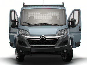 Citroen Jumper SingleCab Tipper HQInterior 2023 Model 3D