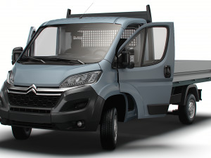 Citroen Jumper SingleCab Tipper HQInterior 2023 Model 3D
