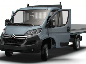 Citroen Jumper SingleCab Tipper HQInterior 2023 3D Model