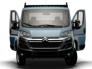 Citroen Jumper SingleCab Tipper HQInterior 2023 Model 3D