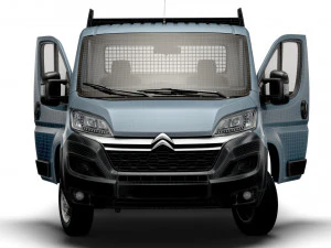 Citroen Jumper SingleCab Tipper HQInterior 2023 3D Model