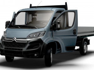 Citroen Jumper SingleCab Tipper HQInterior 2023 Model 3D