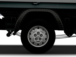Citroen Jumper SingleCab Tipper HQInterior 2023 Model 3D