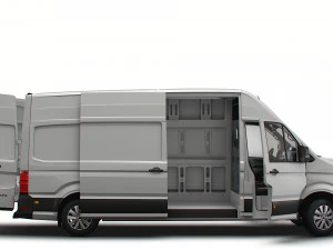 MAN TGE Panel Van L3H3 HQ Interior 2023 3D Model