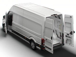 MAN TGE Panel Van L3H3 HQ Interior 2023 3D Model
