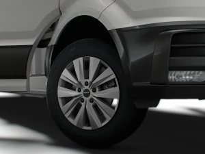 MAN TGE Panel Van L3H3 HQ Interior 2023 3D Model