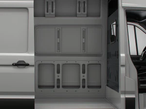 MAN TGE Panel Van L3H3 HQ Interior 2023 3D Model
