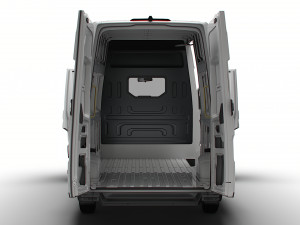 MAN TGE Panel Van L3H3 HQ Interior 2023 3D मॉडल