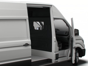 MAN TGE Panel Van L3H3 HQ Interior 2023 3D मॉडल