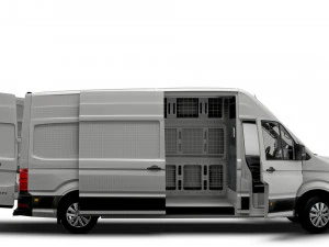 MAN TGE Panel Van L3H3 HQ Interior 2023 3D Model
