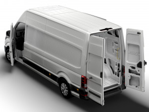 MAN TGE Panel Van L3H3 HQ Interior 2023 3D मॉडल