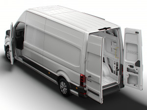 VW Crafter Panel Van L3H3 HQ Interior 2023 3D मॉडल