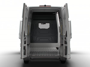VW Crafter Panel Van L3H3 HQ Interior 2023 3D मॉडल