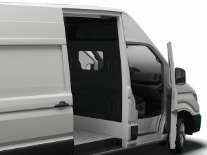 VW Crafter Panel Van L3H3 HQ Interior 2023 3D मॉडल