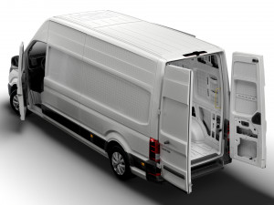 VW Crafter Panel Van L3H3 HQ Interior 2023 3D मॉडल
