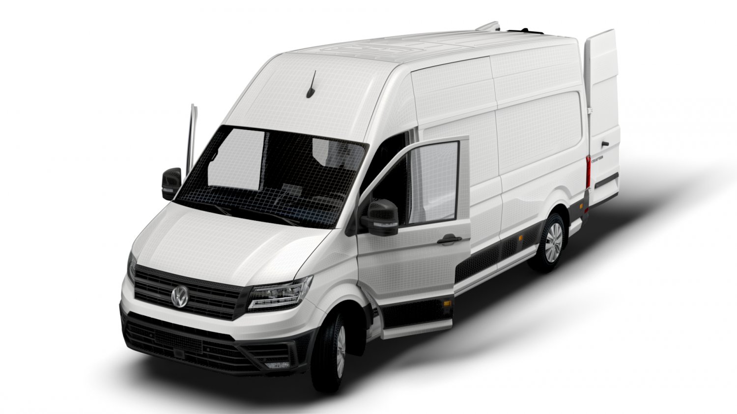Vw crafter top 3d model