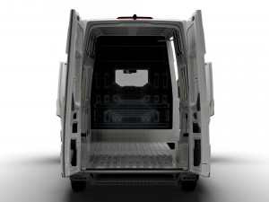 VW Crafter Panel Van L3H3 HQ Interior 2023 3D मॉडल