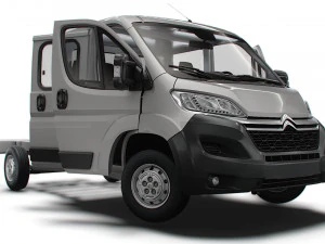 Citroen Jumper Chassis HQInterior CrCab 3800WB 2023 г. 3D Модель