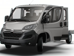 Citroen Jumper Chassis HQInterior CrCab 3800WB 2023 Model 3D