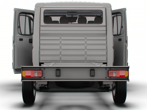 Citroen Jumper Chassis HQInterior CrCab 3800WB 2023 Model 3D