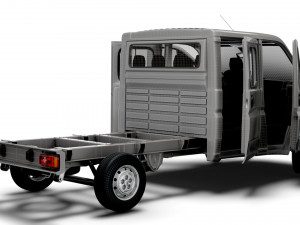 Citroen Jumper Chassis HQInterior CrCab 3800WB 2023 Model 3D